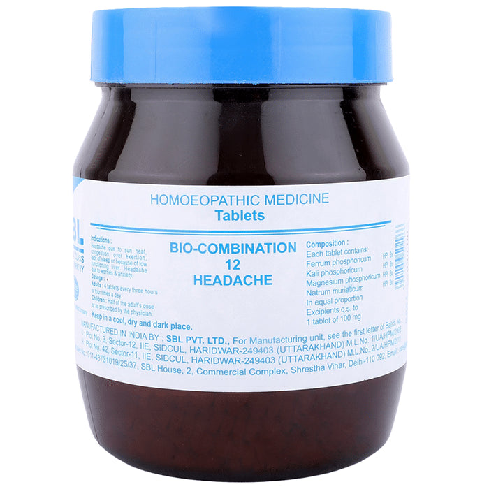 SBL Bio-Combination 12 Tablet - Classic Derma