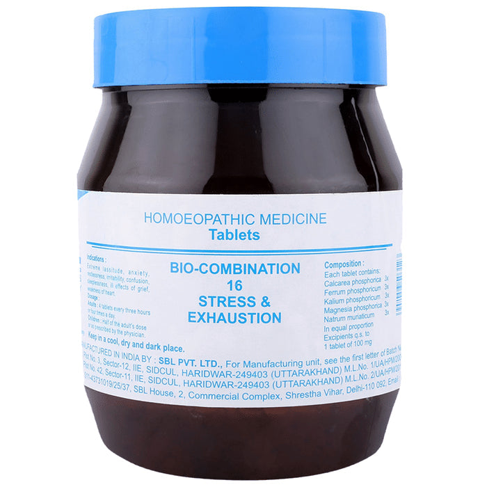 SBL Bio-Combination 16 Tablet - Classic Derma