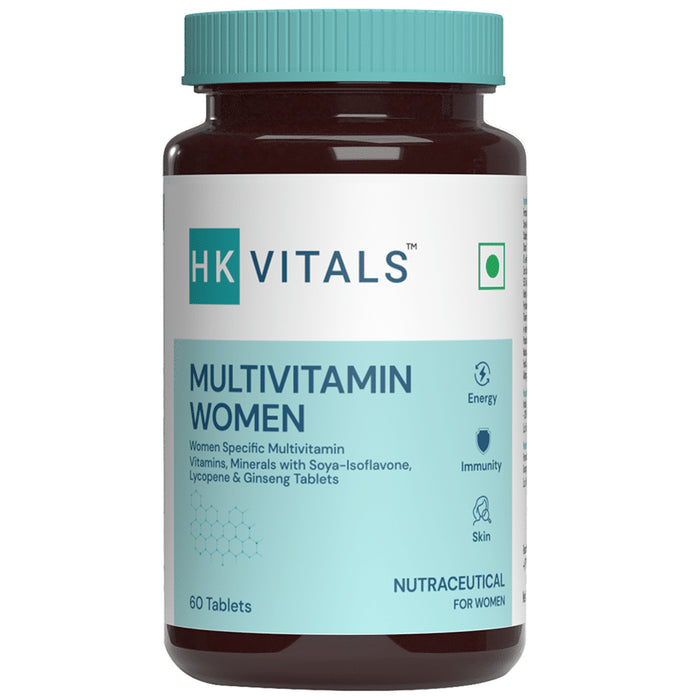 Healthkart HK Vitals Multivitamin Women | For Energy, Joint, Skin, Hair & Immunity | Tablet - Classic Derma