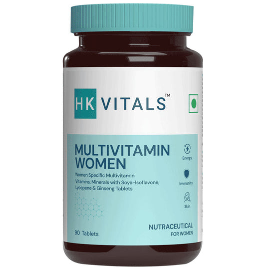 Healthkart HK Vitals Multivitamin Women | For Energy, Joint, Skin, Hair & Immunity | Tablet - Classic Derma