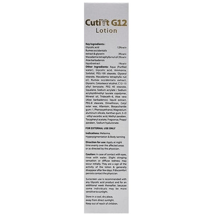 Cutiyt G12 Lotion