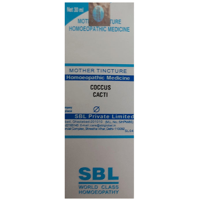 SBL Coccus Cacti Mother Tincture Q - Classic Derma
