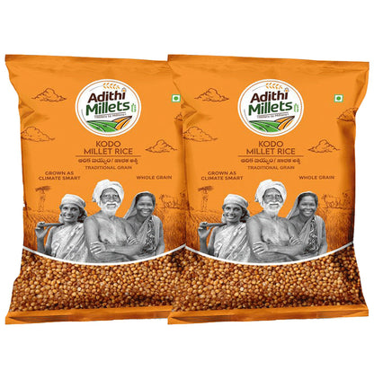 Adithi Millets Kodo Millet Rice (500gm Each) - Classic Derma