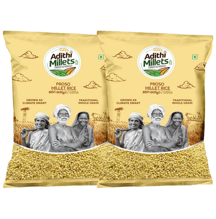 Adithi Millets Proso Millet Rice (500gm Each) - Classic Derma