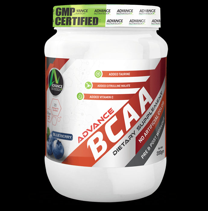 Advance Nutratech BCAA Powder Blueberry - Classic Derma