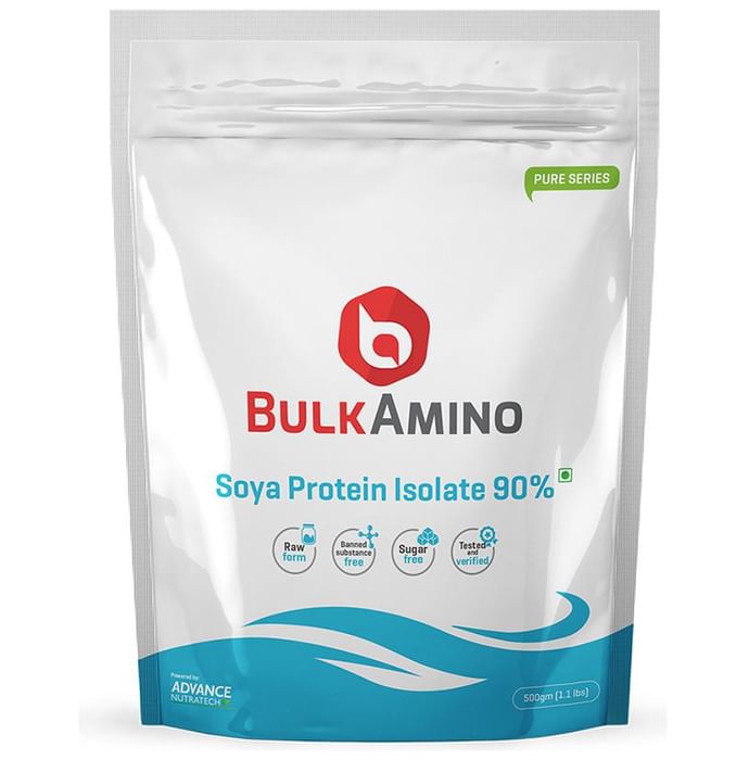 Advance Nutratech BulkAmino Soya Protein Isolate 90% Powder Unflavoured - Classic Derma