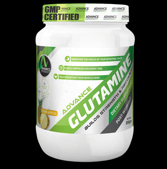 Advance Nutratech Glutamine Supplement Powder Pineapple - Classic Derma