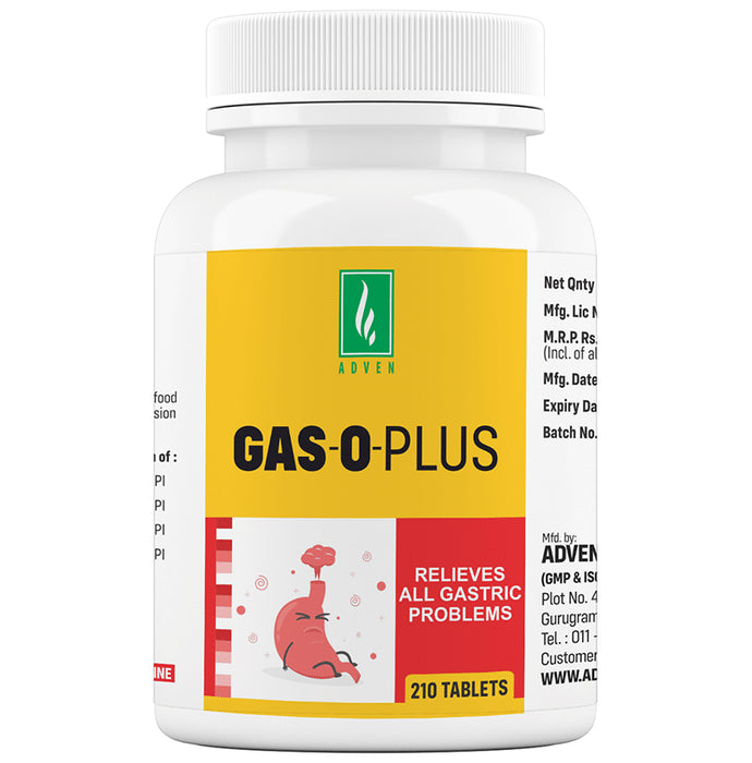 Adven Gas-O-Plus Tablet - Classic Derma