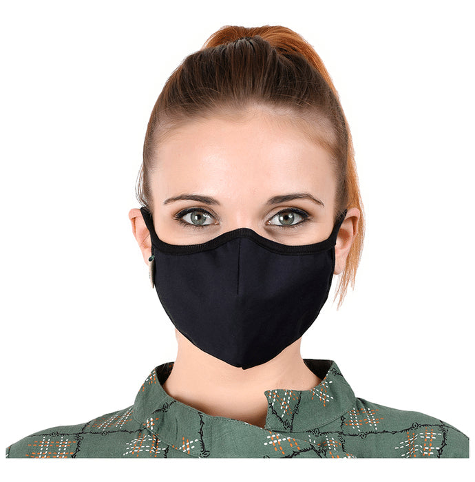 Advind Healthcare Large Black Military Grade N99 Mask - Classic Derma