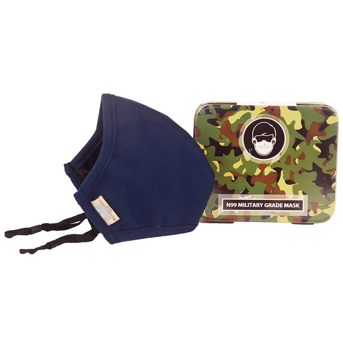Advind Healthcare Military Grade N99 Mask without Valve Large Blue - Classic Derma