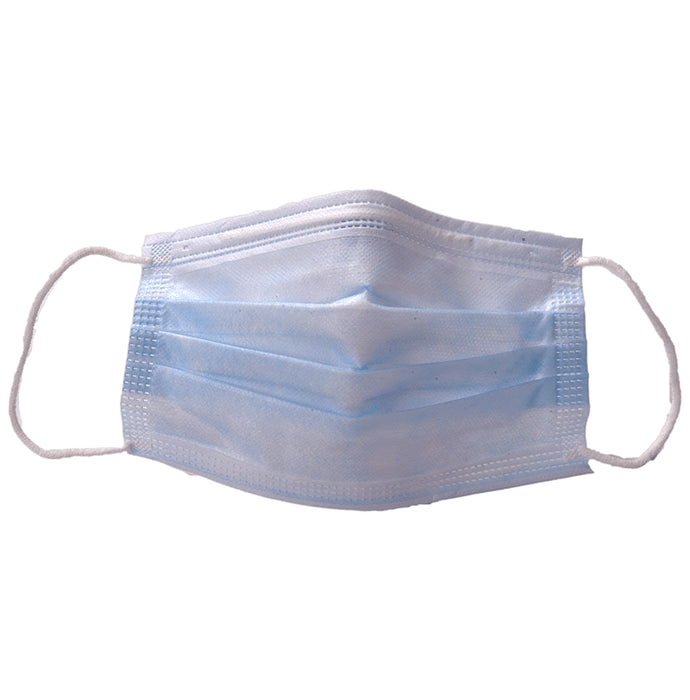 Advind Healthcare Non-Woven Disposable 3 Ply Surgical Mask with Melt Blown Fabric & Metal Nose Pin - Classic Derma