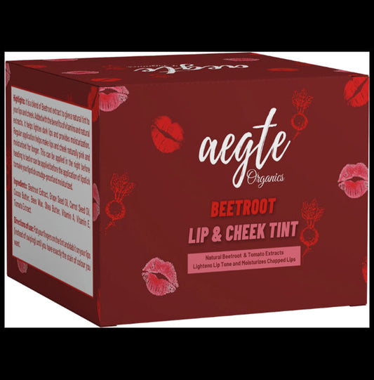 Aegte Beetroot Organics Lip & Cheek Tint - Classic Derma
