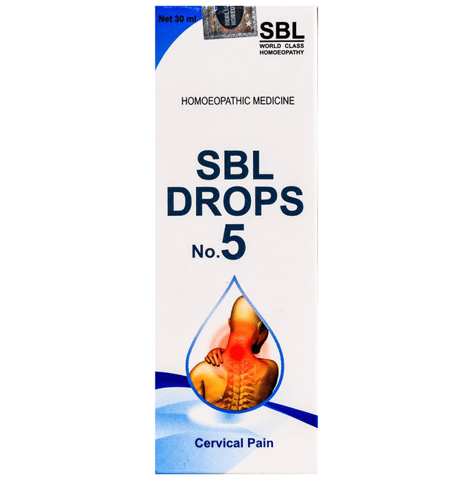 SBL Drops No. 5 (For Cervical Pain) - Classic Derma