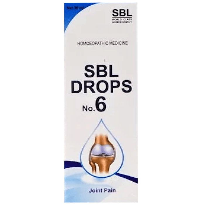 SBL Drops No. 6 (For Joint Pain) - Classic Derma