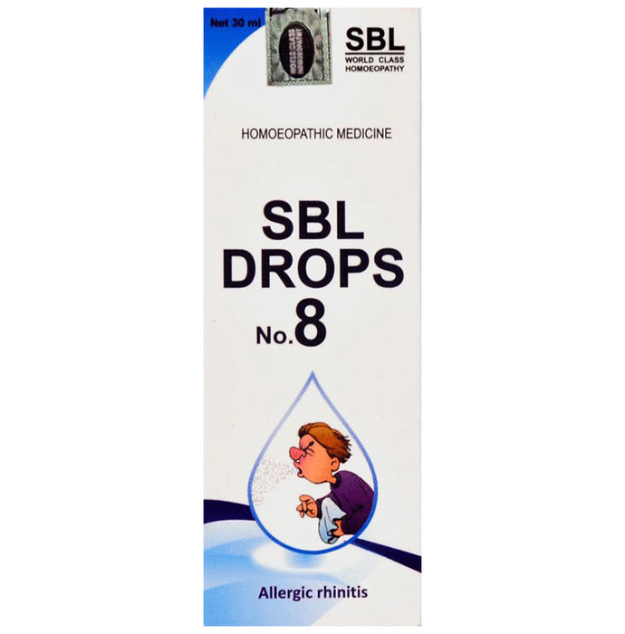 SBL Drops No. 8 ( For Allergic Rhinitis) - Classic Derma