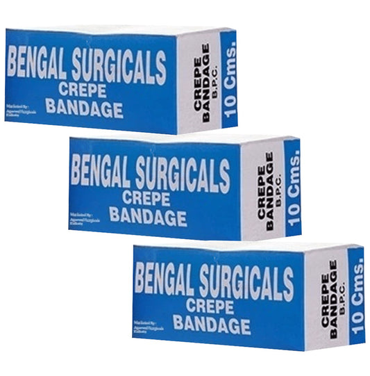 Agarwals Bengal Crepe Bandage 10cm x 4m - Classic Derma