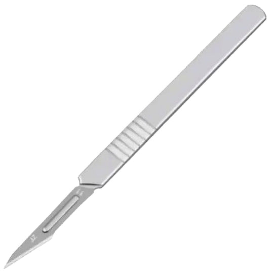 Agarwals Carbon Steel Surgical Scalpel Blade(100) with Handle (3) - Classic Derma