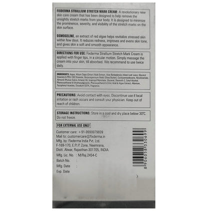 Fixderma Strallium Stretch Mark Cream