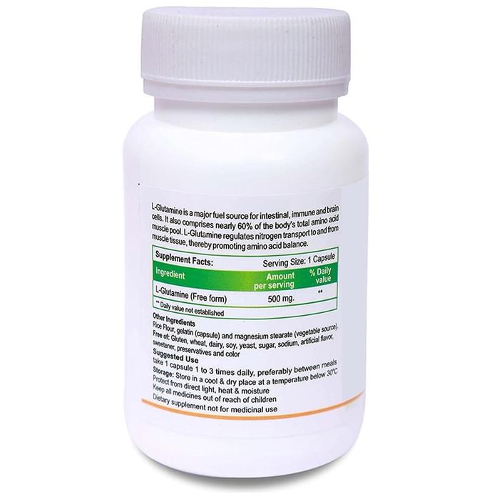 Biotrex L-Glutamine 500mg Capsule