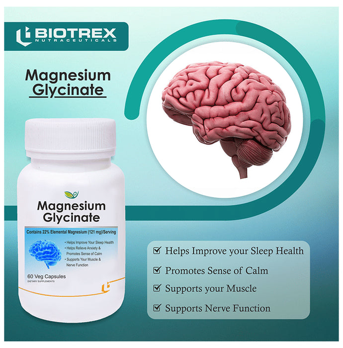 Biotrex Magnesium Glycinate Veg Capsules