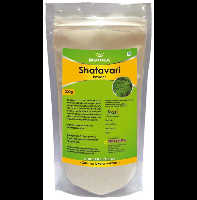 Biotrex Shatavari Herbal Powder - Classic Derma