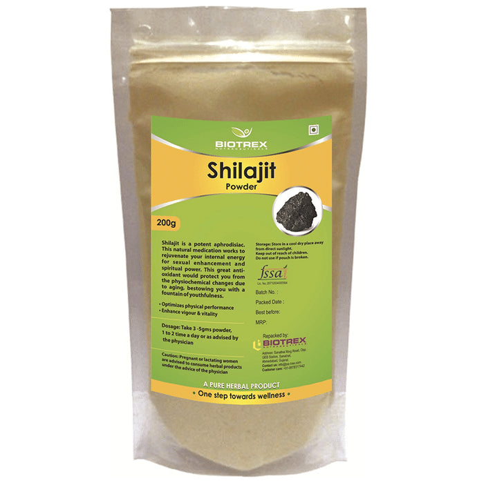Biotrex Shilajit Herbal Powder - Classic Derma
