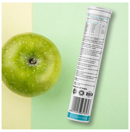 Biovitalia Organics Apple Cider Vinegar Effervescent Tablet Green Apple