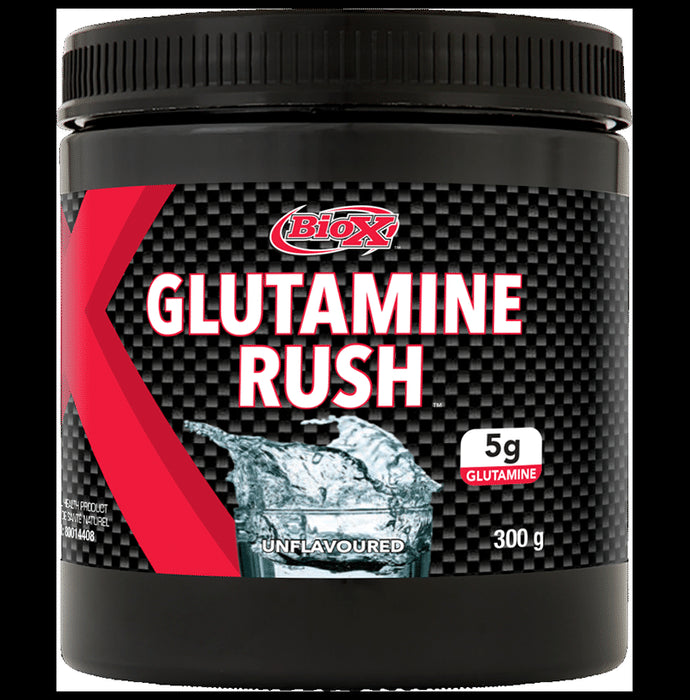 BioX Glutamine Rush Unflavoured Powder - Classic Derma
