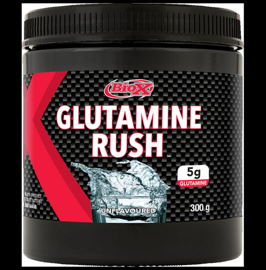 BioX Glutamine Rush Unflavoured Powder - Classic Derma