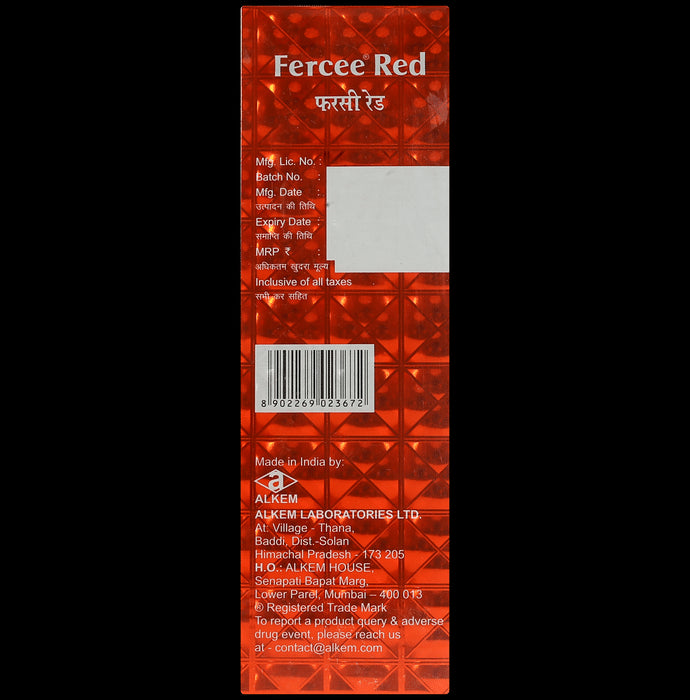 Fercee Red Syrup