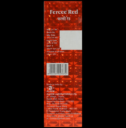 Fercee Red Syrup