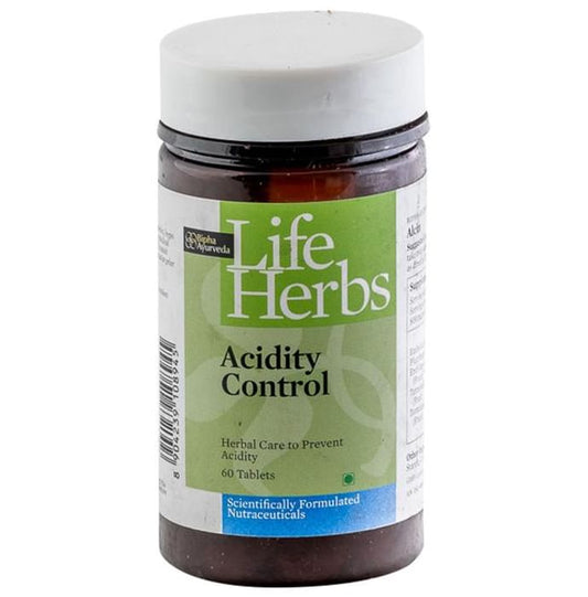 Bipha Ayurveda Life Herbs Acidity Control Tablet - Classic Derma