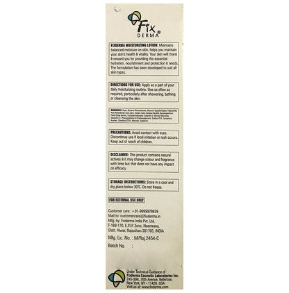 Fixderma Moisturizing Lotion