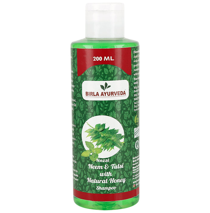 Birla Ayurveda Nezal Neem and Tulsi Shampoo - Classic Derma