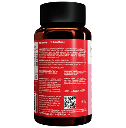 Healthkart HK Vitals Multivitamin Women | For Energy, Joint, Skin, Hair & Immunity | Tablet