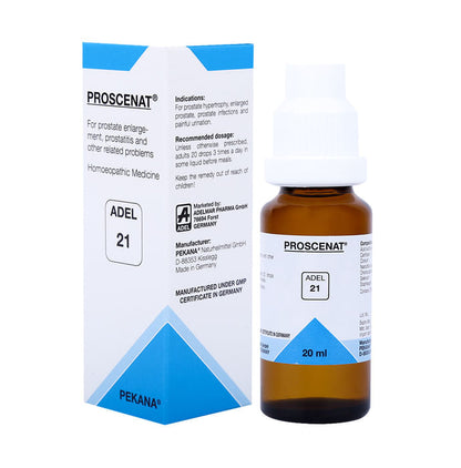 ADEL Men Care Combo Pack of ADEL 21 Proscenat Drop & Sabal Serr. Mother Tincture Q (20ml Each)