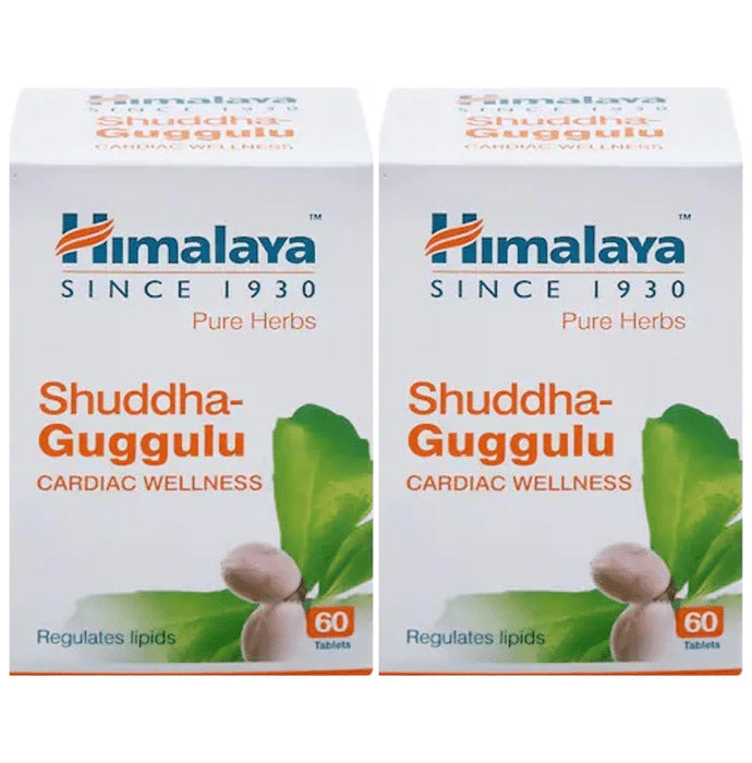 Himalaya Wellness Shuddha Guggulu Cardiac Wellness Tablet (60 Each) - Classic Derma