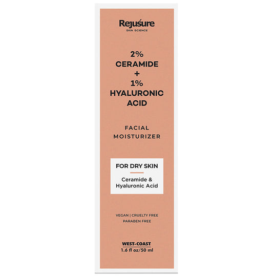 Rejusure 2% Ceramide + 1% Hyaluronic Acid Facial Moisturizer - Classic Derma