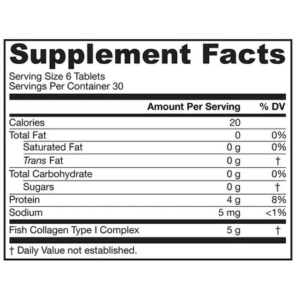 Jarrow Formulas Collagen Type I Tablet | Promotes Collagen Production & Skin Elasticity