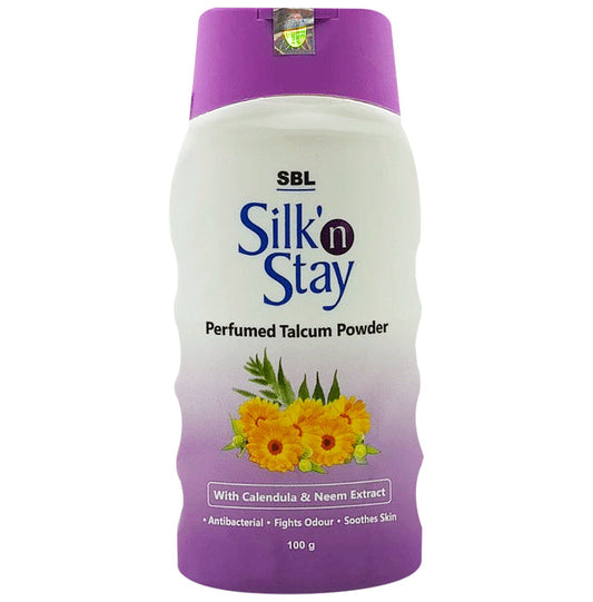 SBL Silk N Stay Talcum Powder - Classic Derma