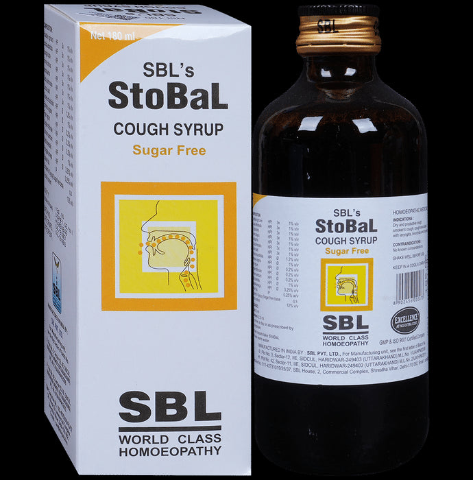 SBL Stobal Cough Syrup Sugar Free - Classic Derma