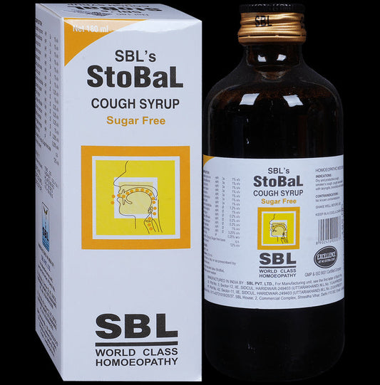 SBL Stobal Cough Syrup Sugar Free - Classic Derma