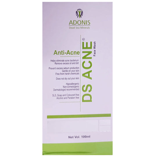 DS Acne Face Wash | Cleanses Skin & Removes Oil | Soap & SLS Free - Classic Derma