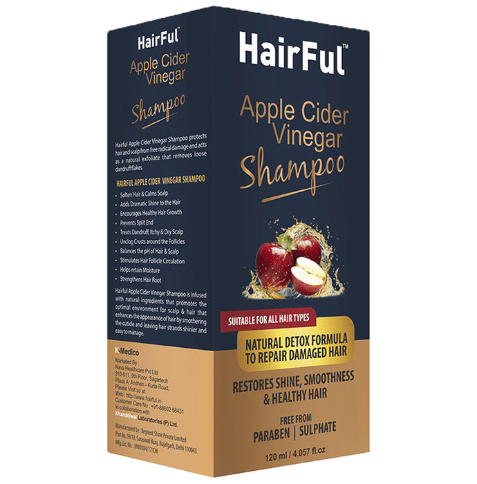 HairFul Apple Cider Vinegar Shampoo - Classic Derma