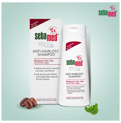 Sebamed Anti Hairloss Shampoo with Caffeine & Ginko Biloba for Hair Care | For All Hair Types