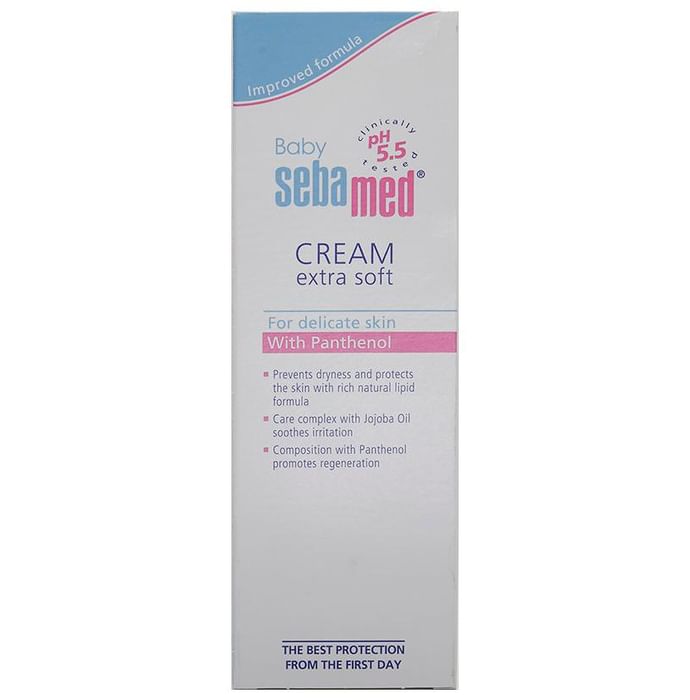 Sebamed Baby Cream Extra Soft with Panthenol & Jojoba Oil | For Delicate Skin - Classic Derma