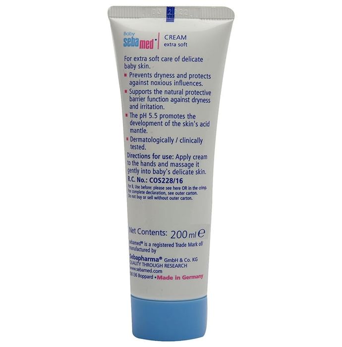 Sebamed Baby Cream Extra Soft with Panthenol & Jojoba Oil | For Delicate Skin
