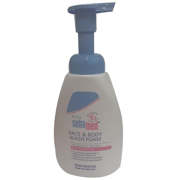 Sebamed Baby Face & Body Wash Foam | For Baby's Delicate & Dry Skin - Classic Derma