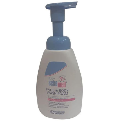 Sebamed Baby Face & Body Wash Foam | For Baby's Delicate & Dry Skin - Classic Derma