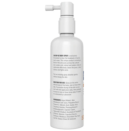 Salyzap-AZ Spray For Body Acne